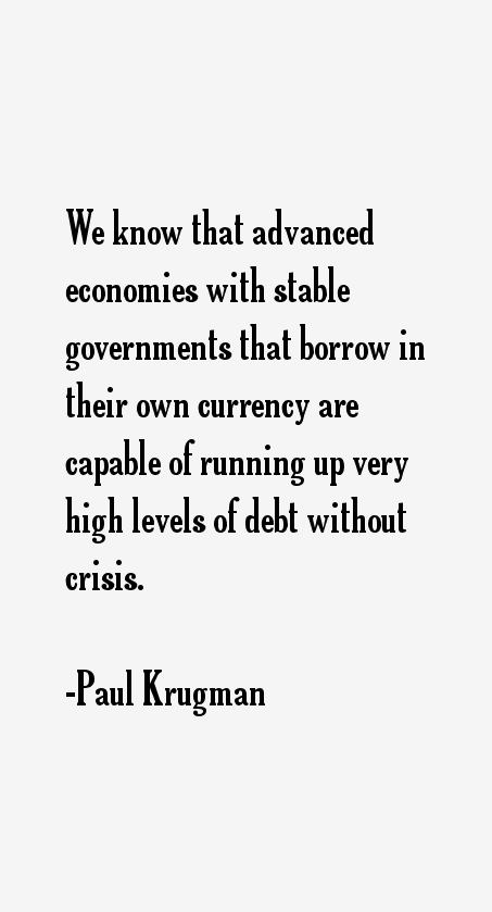 Paul Krugman Quotes