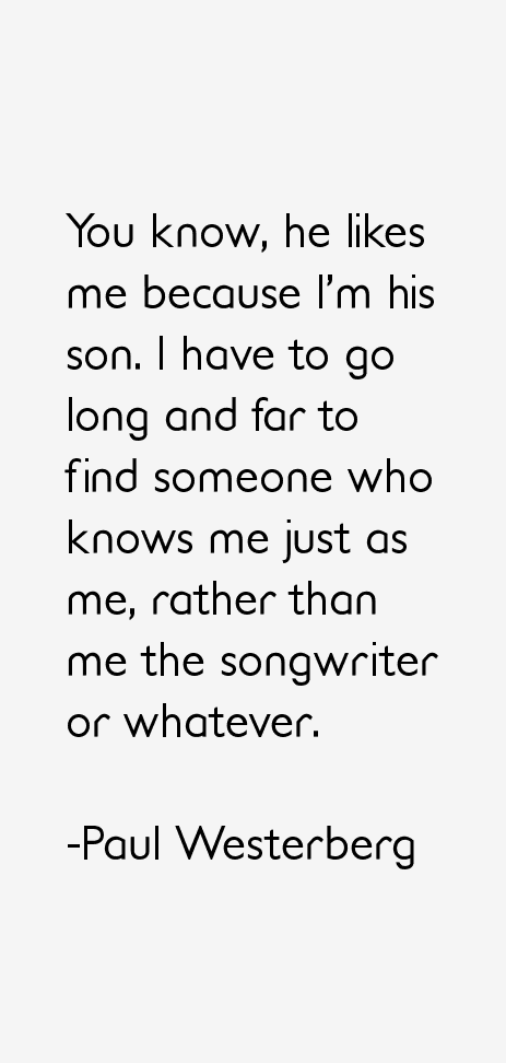 Paul Westerberg Quotes