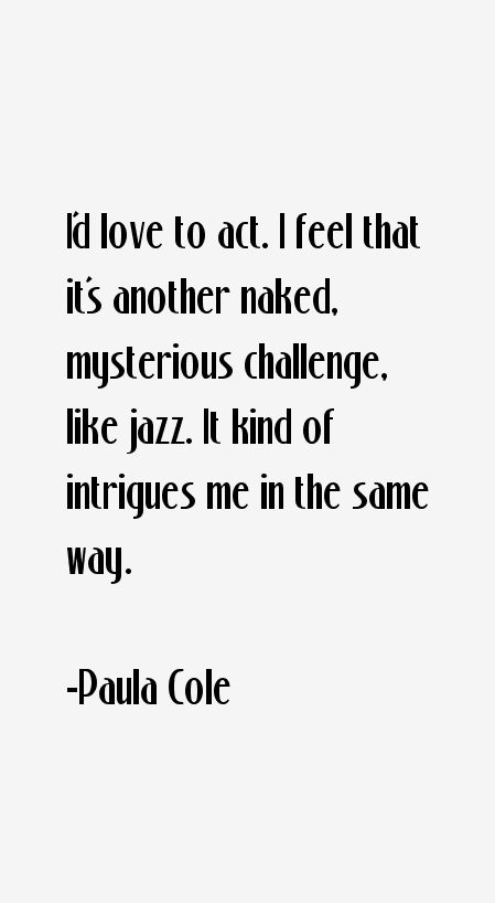 Paula Cole Quotes