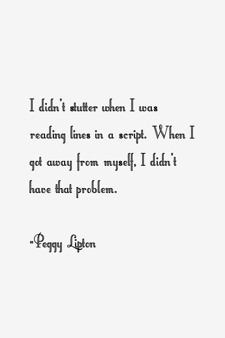 Peggy Lipton Quotes