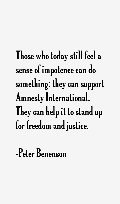 Peter Benenson Quotes