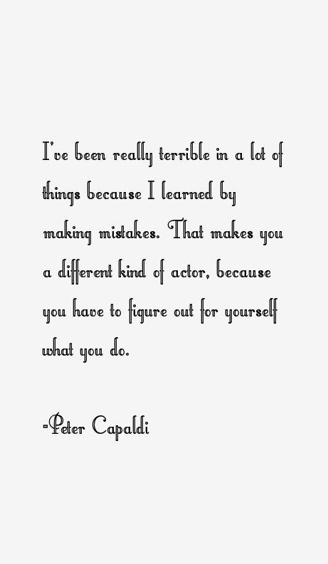 Peter Capaldi Quotes