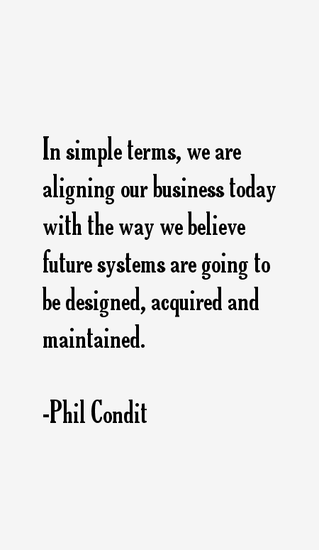 Phil Condit Quotes