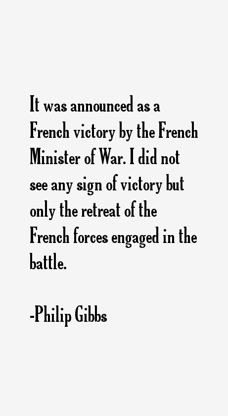 Philip Gibbs Quotes