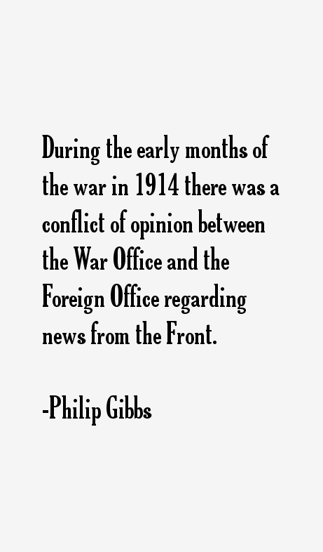 Philip Gibbs Quotes