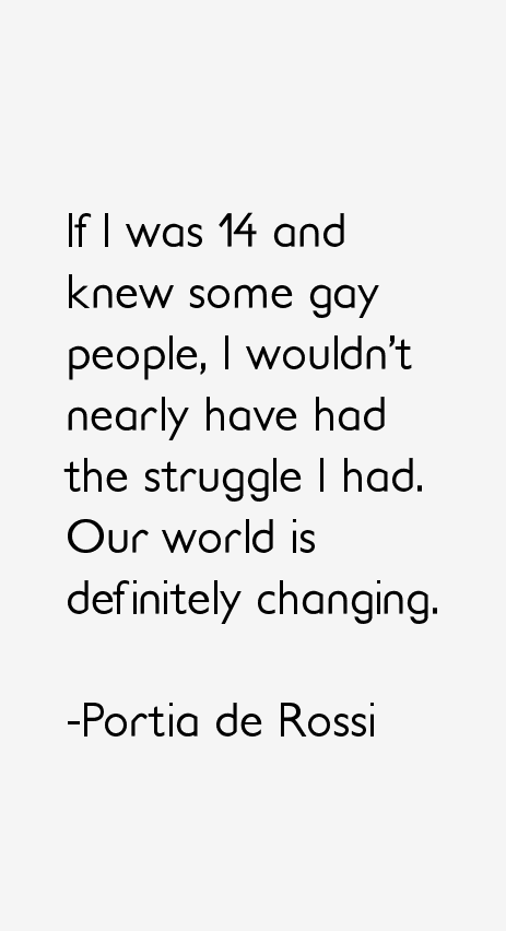 Portia de Rossi Quotes
