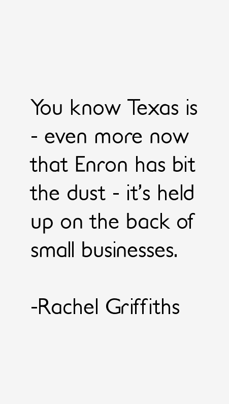 Rachel Griffiths Quotes