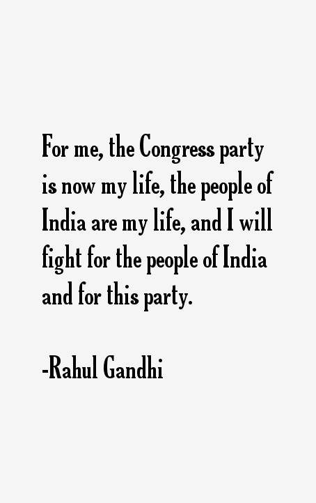 Rahul Gandhi Quotes