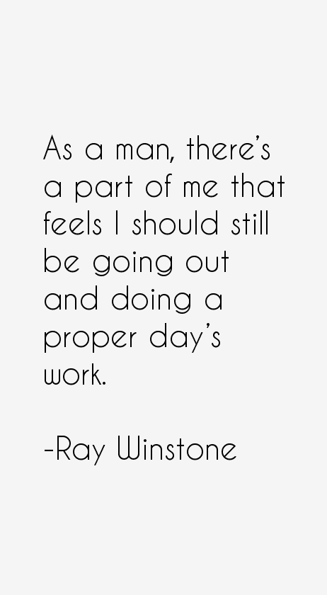 Ray Winstone Quotes