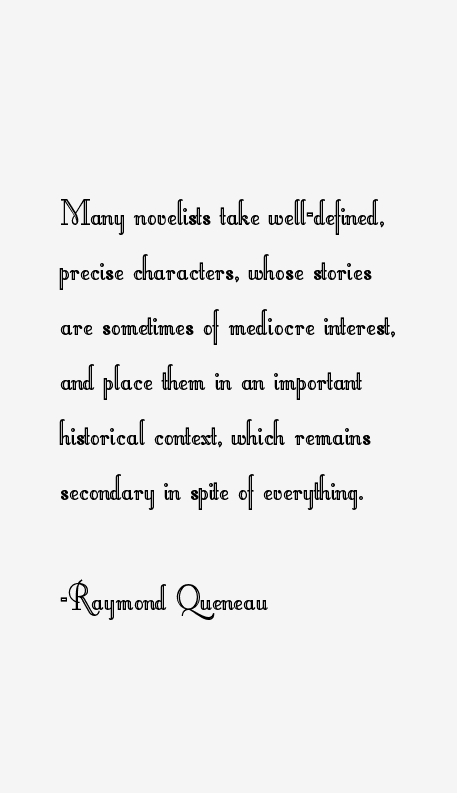 Raymond Queneau Quotes
