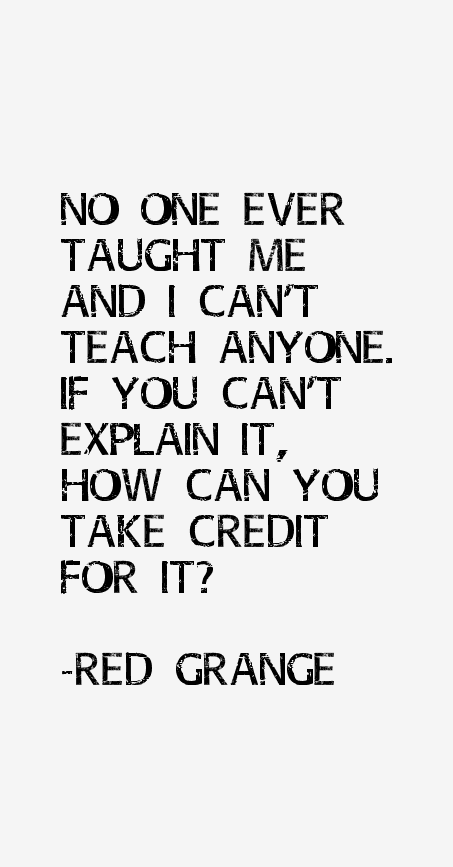Red Grange Quotes