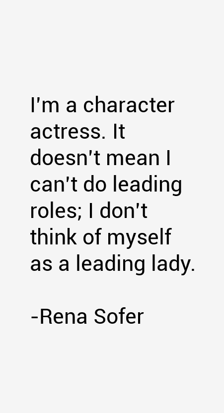 Rena Sofer Quotes