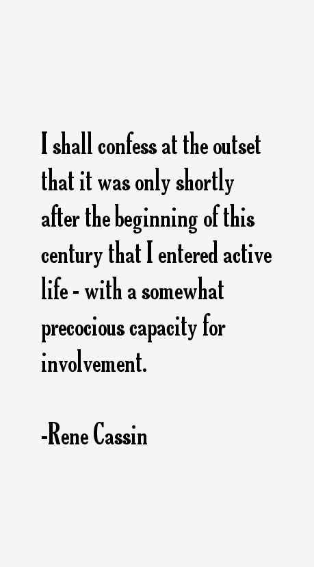 Rene Cassin Quotes