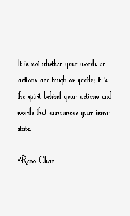 Rene Char Quotes