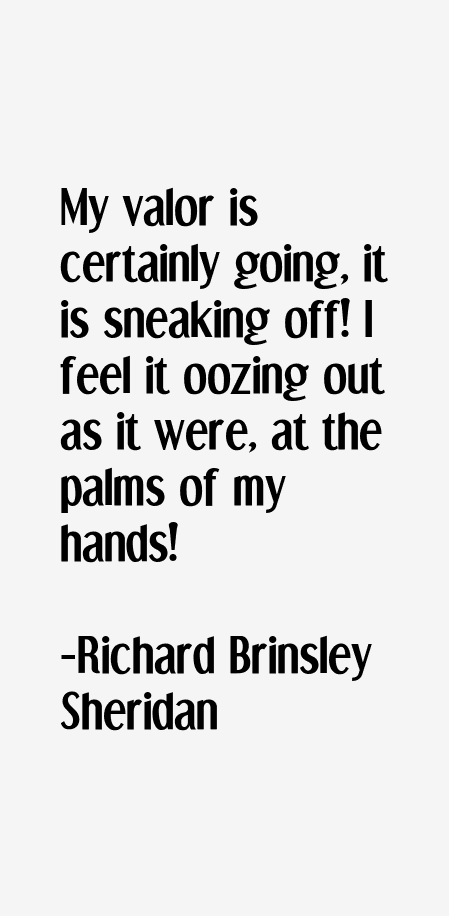 Richard Brinsley Sheridan Quotes