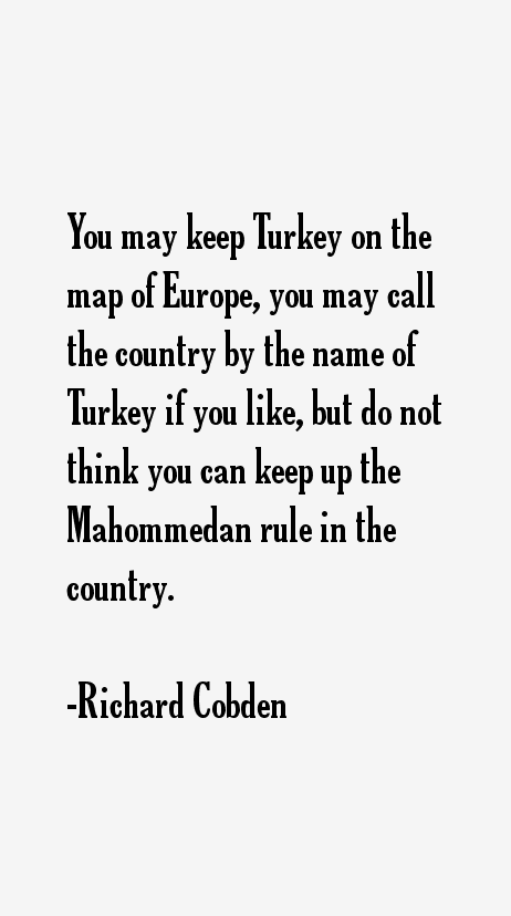 Richard Cobden Quotes