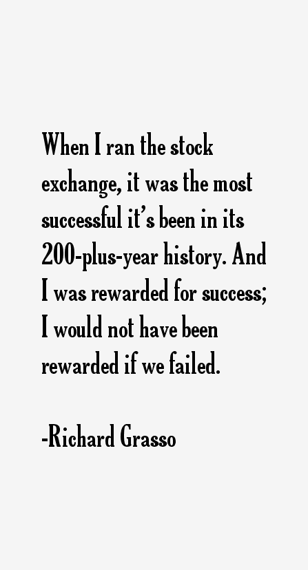 Richard Grasso Quotes