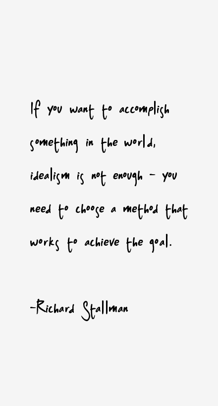 Richard Stallman Quotes
