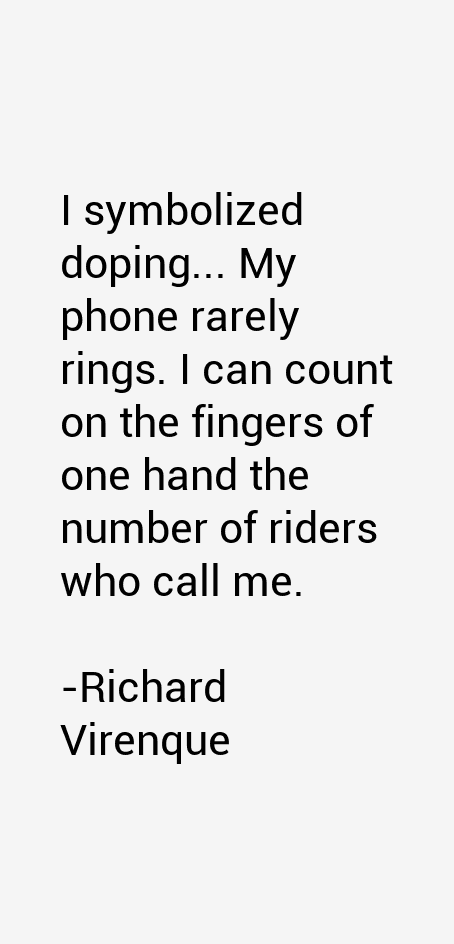 Richard Virenque Quotes
