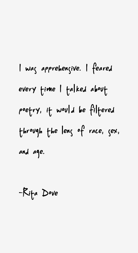 Rita Dove Quotes