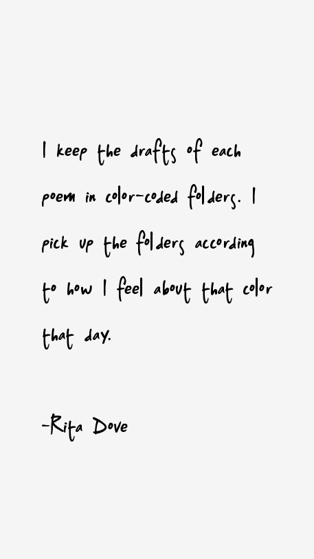 Rita Dove Quotes