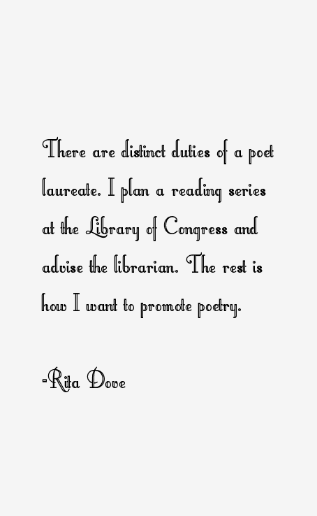 Rita Dove Quotes