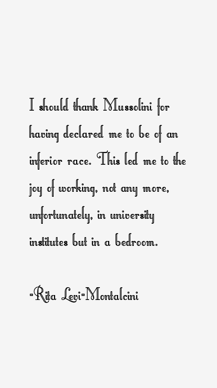 Rita Levi-Montalcini Quotes