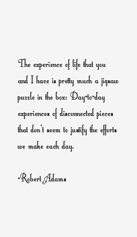 Robert Adams Quotes