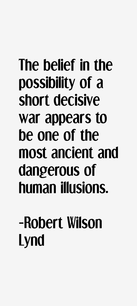 Robert Wilson Lynd Quotes
