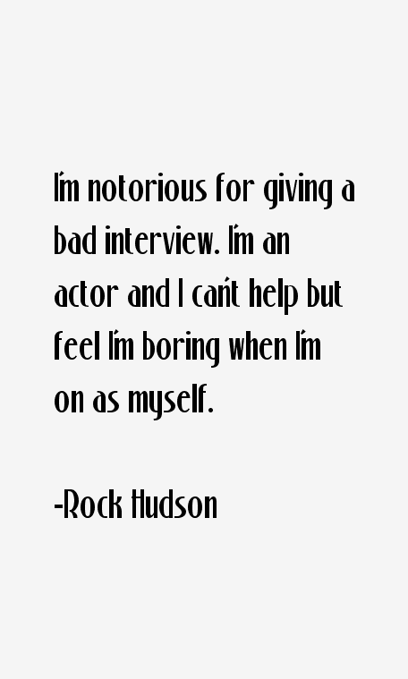 Rock Hudson Quotes