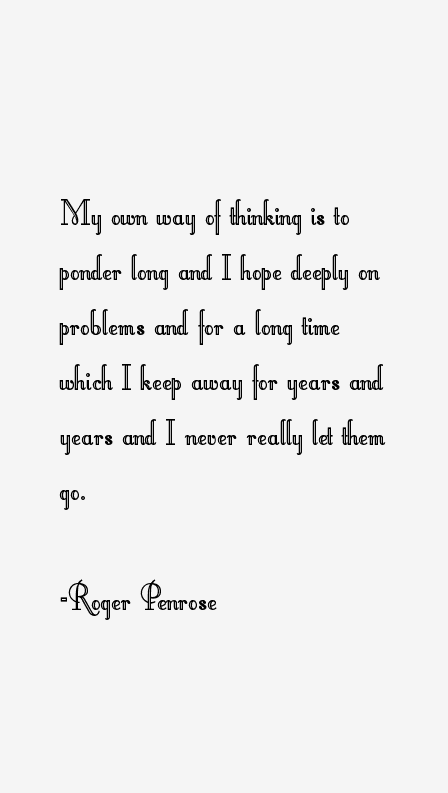 Roger Penrose Quotes