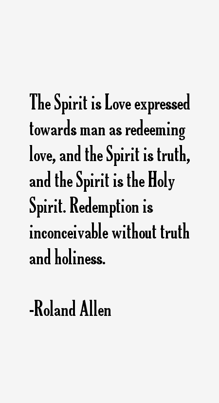 Roland Allen Quotes