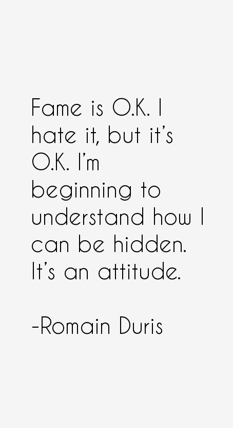 Romain Duris Quotes