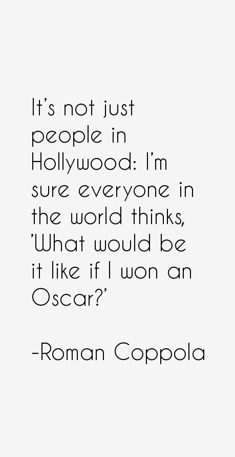 Roman Coppola Quotes