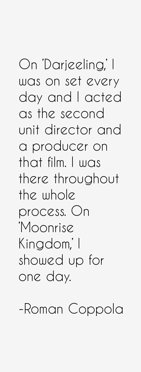 Roman Coppola Quotes