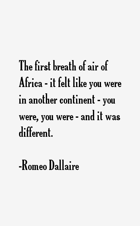 Romeo Dallaire Quotes