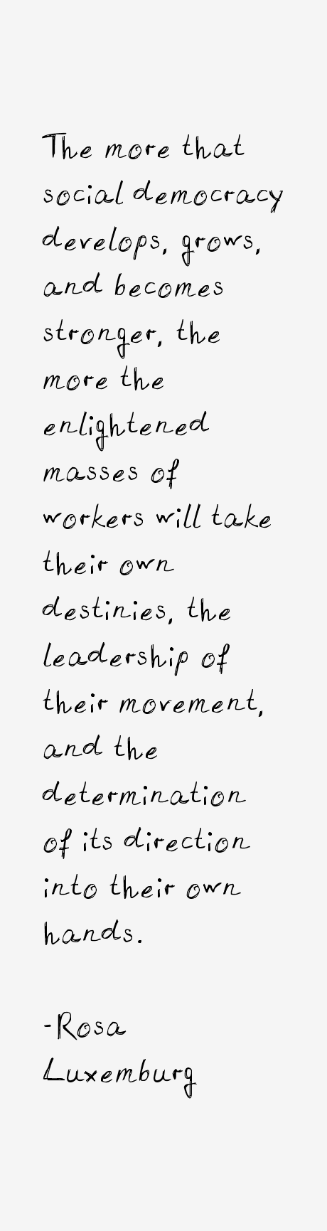 Rosa Luxemburg Quotes