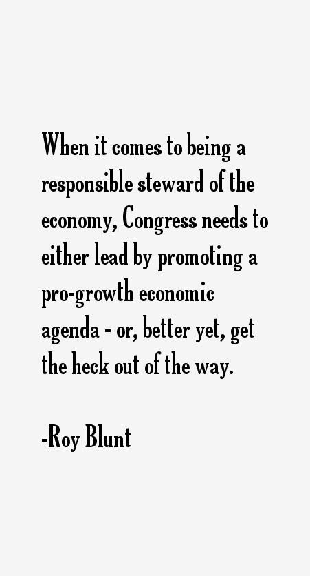 Roy Blunt Quotes