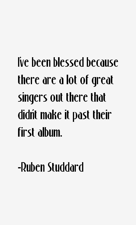 Ruben Studdard Quotes