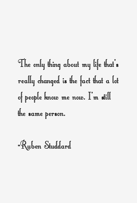Ruben Studdard Quotes