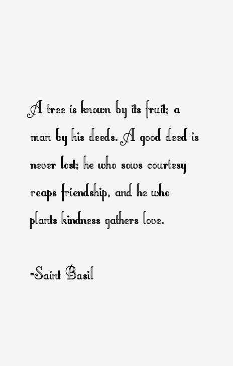 Saint Basil Quotes
