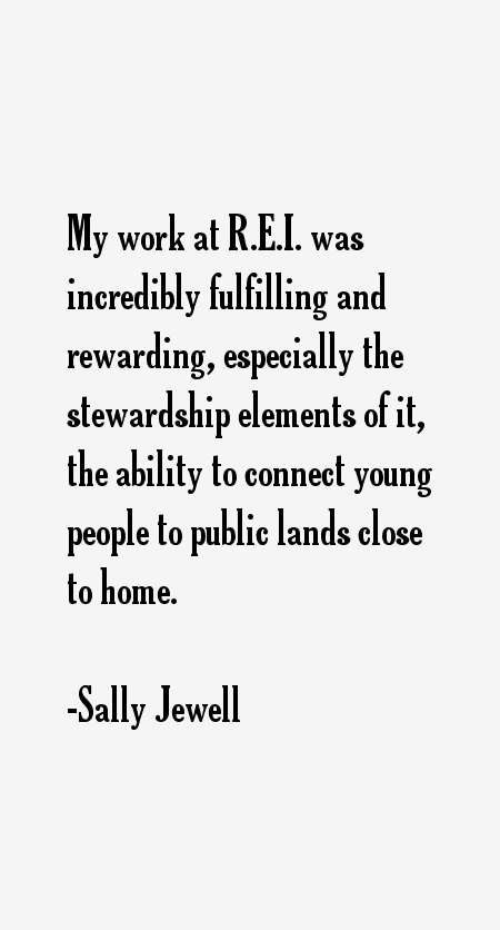 Sally Jewell Quotes