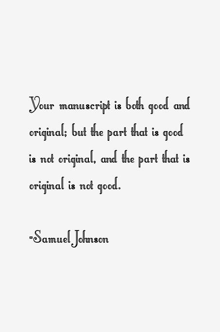 Samuel Johnson Quotes