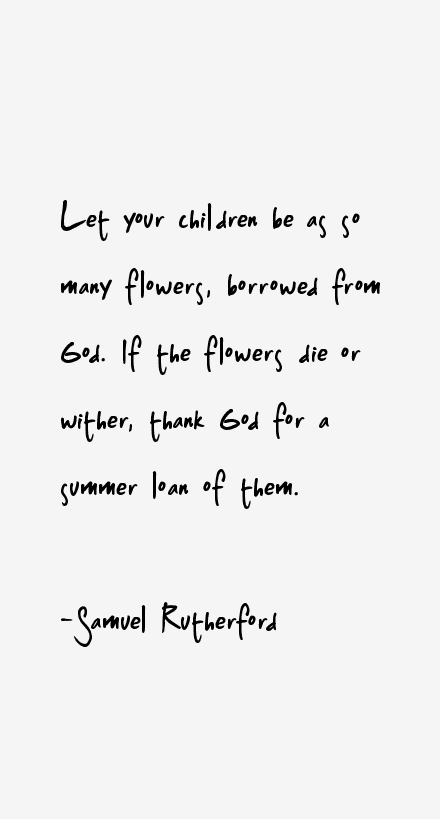 Samuel Rutherford Quotes