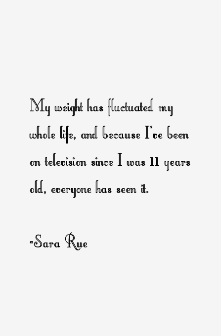 Sara Rue Quotes