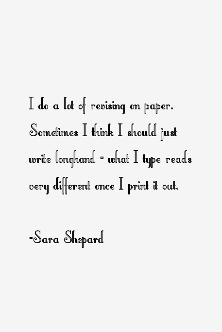 Sara Shepard Quotes
