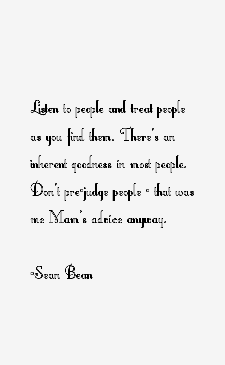 Sean Bean Quotes