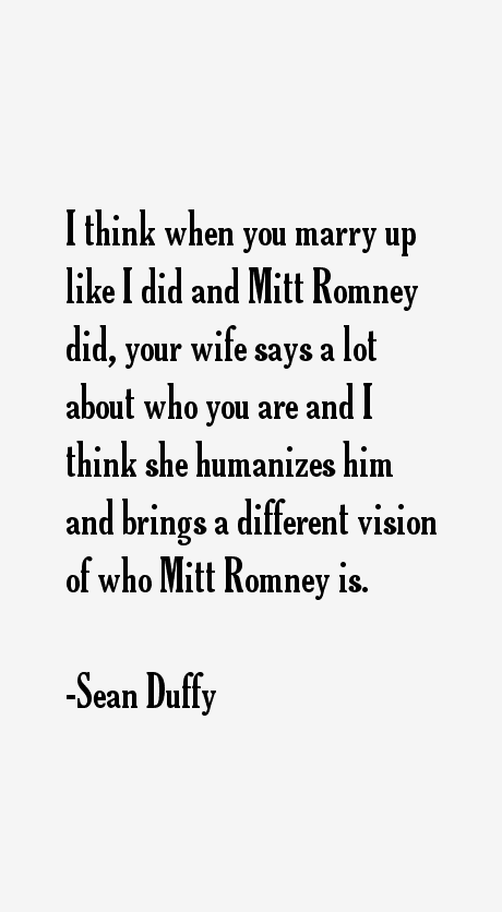 Sean Duffy Quotes