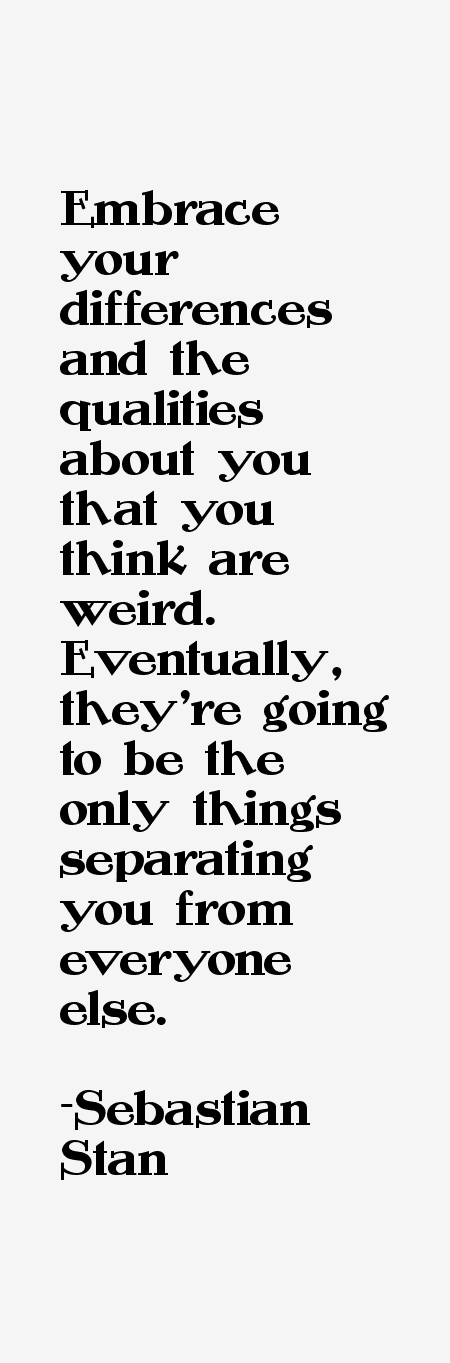 Sebastian Stan Quotes
