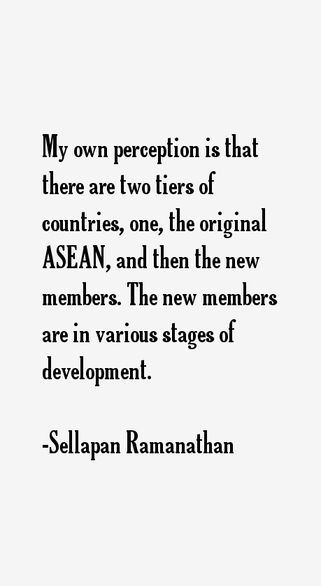 Sellapan Ramanathan Quotes